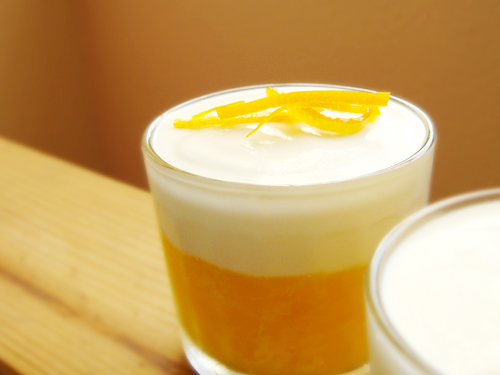 Rare Cheese Cake with Orange Jelly Rare Cheese Cake with Orange Jelly