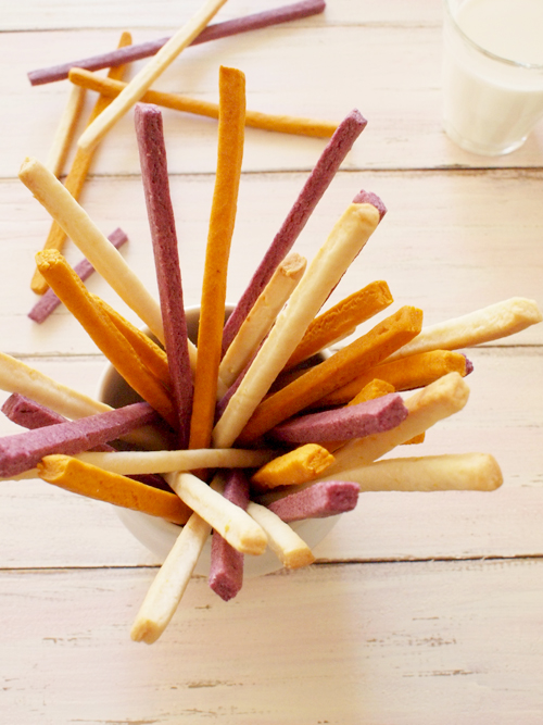 Tricolor Stick Cookies Tricolor Stick Cookies